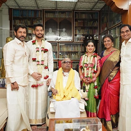 Vikram's daughter Akshitha gets married to Manu Ranjit