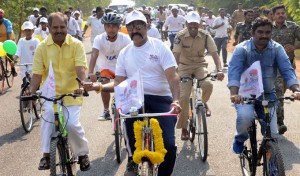 Balakrishna Participates In Cycle Rally