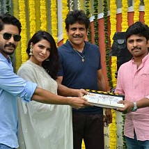 NagaChaitanya - Samantha New movie Pooja 