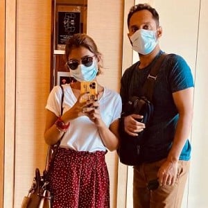 Fahad Fazil and Nazriya appreared in Medical Mask