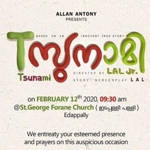 Lal penning script for Lal Jr for Malayalam movie TSunami