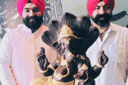 Man creates 65 kg Ganesh idol made of chocolate