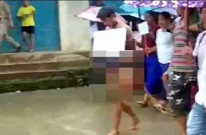 Nagaland: Rapist stripped naked, paraded by public