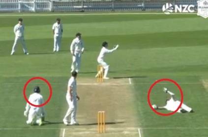 Another Hilarious Run out New Zealand Batsman goes viral