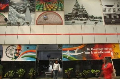 Chennai Central Railway station becomes colourful with arts, paintings Chennai Central Railway station becomes colourful with arts, paintings