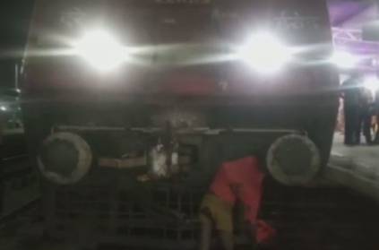 Dead man found hanging over the rail engine - A Bizarre incident in TN
