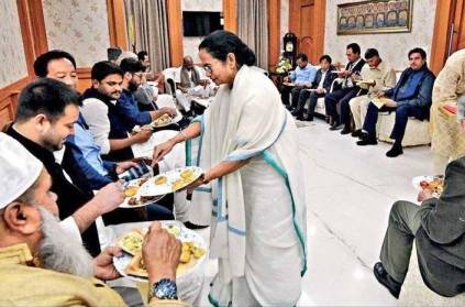 Mamata Banerjee serves food to political leaders, photo goes viral