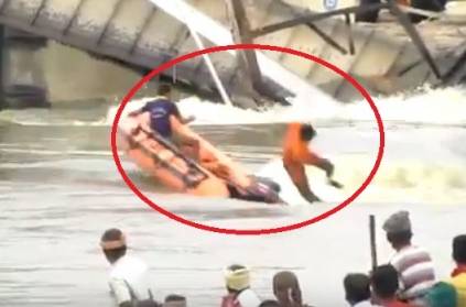 Mukkombu dam two people washed away in river rescue