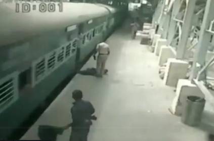 Railway Protection Force (RPF) personnel saved a passenger\'s life