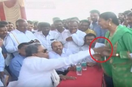 Siddaramaiah caught on camera misbehaving with woman in Karnataka