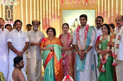 Soundarya rajinikanth and Vishagan tied the knot today Soundarya rajinikanth and Vishagan tied the knot today