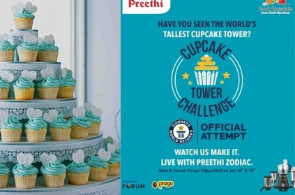 Preethi attempts at Guinness World Record in Chennai