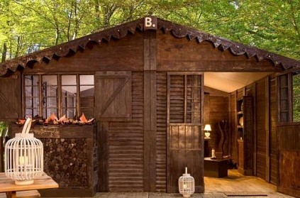Sweet! A cottage made of chocolate and you can stay in it