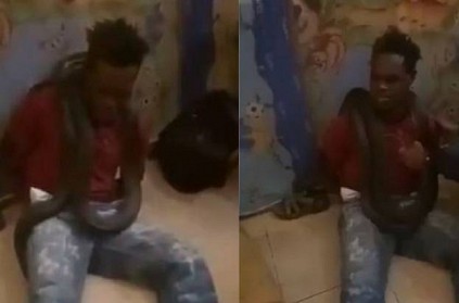 Police threaten suspect to confess by placing snake on him Police threaten suspect to confess by placing snake on him