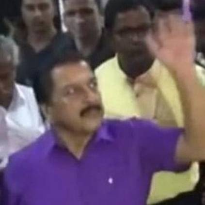 Actor Sivakumar clarifies after knocking out the phone of a fan