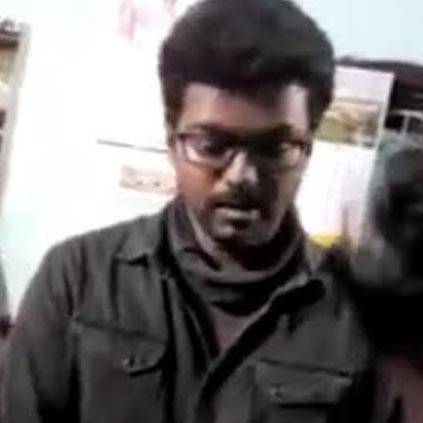 Actor Vijay visiting a Sterlite protest victim's family video