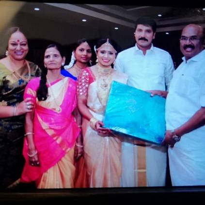 Actress Madhumitha got married to her cousin Mosas Joel earlier today