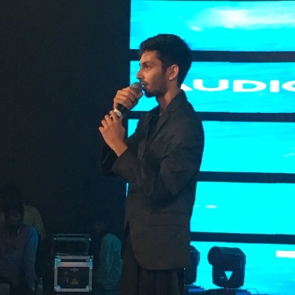 Anirudh's speech at Velaikkaran audio launch