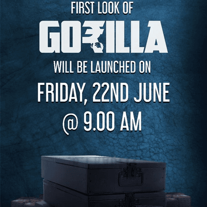Jiiva's Gorilla first look date announced