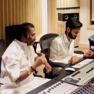 Rajinikanth's Darbar Anirudh & Deva Thalaiva theme music recording video