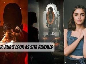 RRR SS Rajamouli reveals Alia Bhatt's look as Sita ft RRR, Ramcharan, Jr NTR