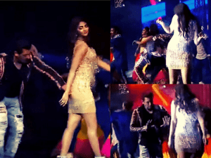 Salman Khan fails to dance to Jumme Ki Raat song at a live concert in Dubai for Dabangg The Tour Reloaded; Pooja Hegde
