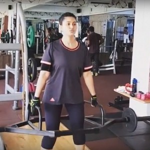 Sneha's new gymming video - check out!