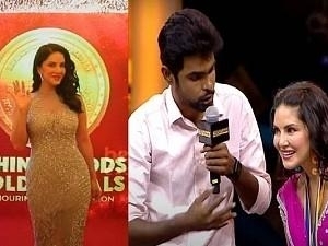 Behindwoods Gold Medals 2022 Awards: Check what Sriram has to ask to Sunny Leone on behalf of all the single boys!
