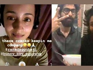 Trisha's video call with Rana Daggubati and Allu Arjun goes viral!