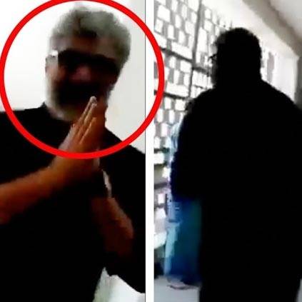 Video of Ajith advicing his fans in a school goes viral