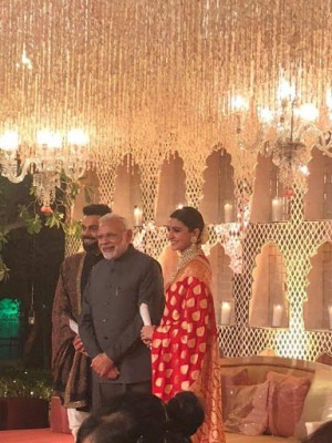 Virat Kohli And Anushka Sharma Reception