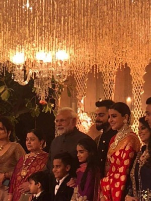 Virat Kohli And Anushka Sharma Reception